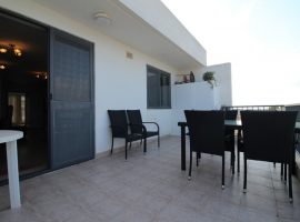 MELLIEHA - Fully furnished two bedroom Penthouse enjoying sea views - For Sale