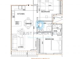 BIRKIRKARA - Brand new squarish layout two bedroom apartment - For Sale