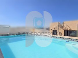 MELLIEHA- SECOND FLOOR THREE BEDROOM MAISONETTE WITH POOL  FOR SALE